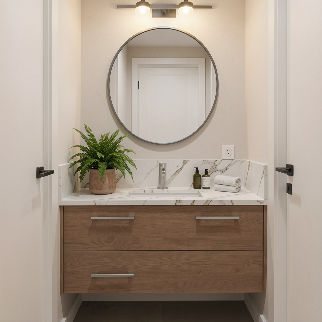 Marigold ParallelModern Bathroom design
