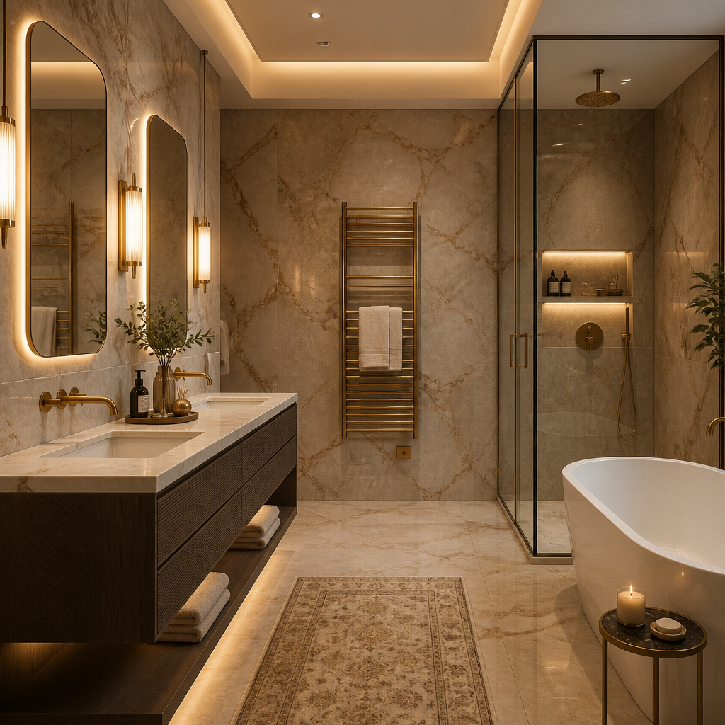 Premium U-ShapedModern Bathroom design